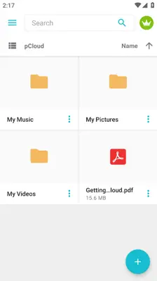 pCloud android App screenshot 4